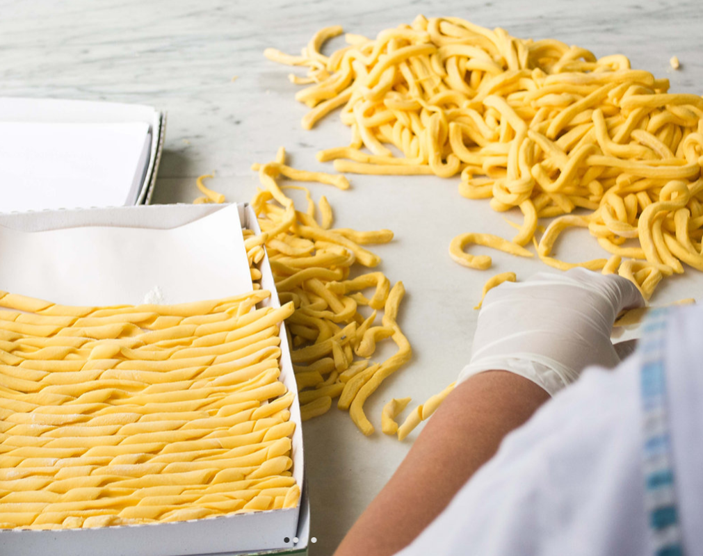 Fusillis al fierrito, la especialidad (porción 250 grs)